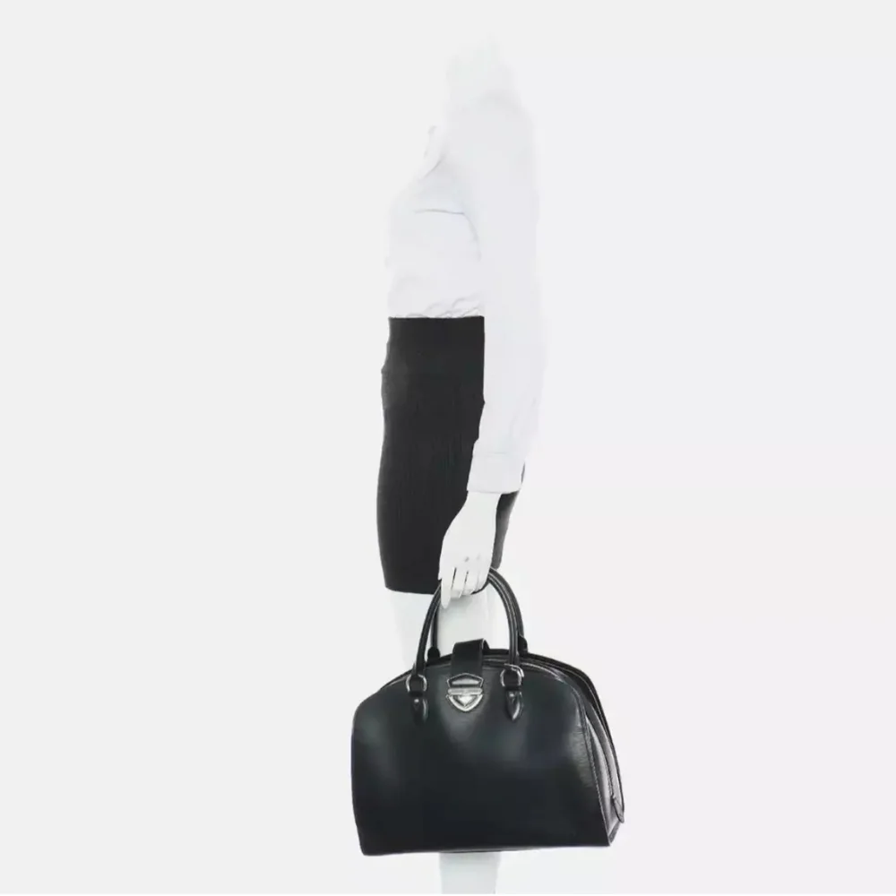 LOUIS VUITTON Black Epi Leather Pont Neuf Handbag